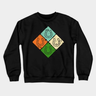 Colorful Horsehoe Crewneck Sweatshirt